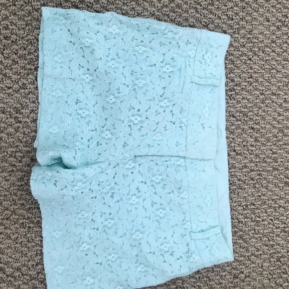 Light blue lacy shorts - Picture 1 of 3